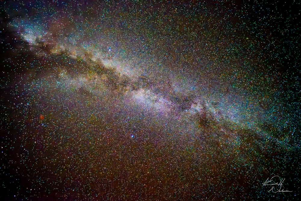 Wie ein Dark Sky Park, die Sahara
